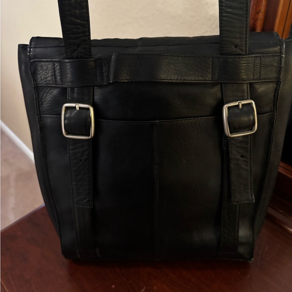 FRYE Leather Convertible Commuter Bag - Picture 11 of 14